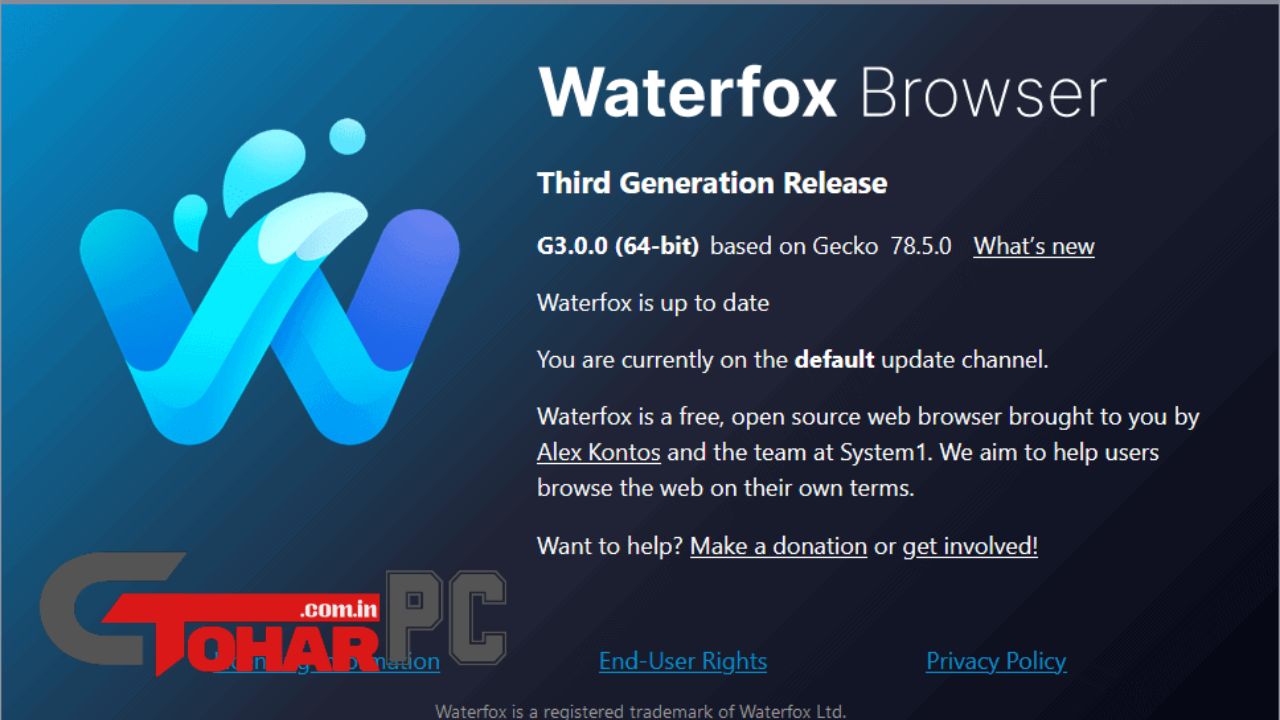 Waterfox Current Full Version Torrent Download