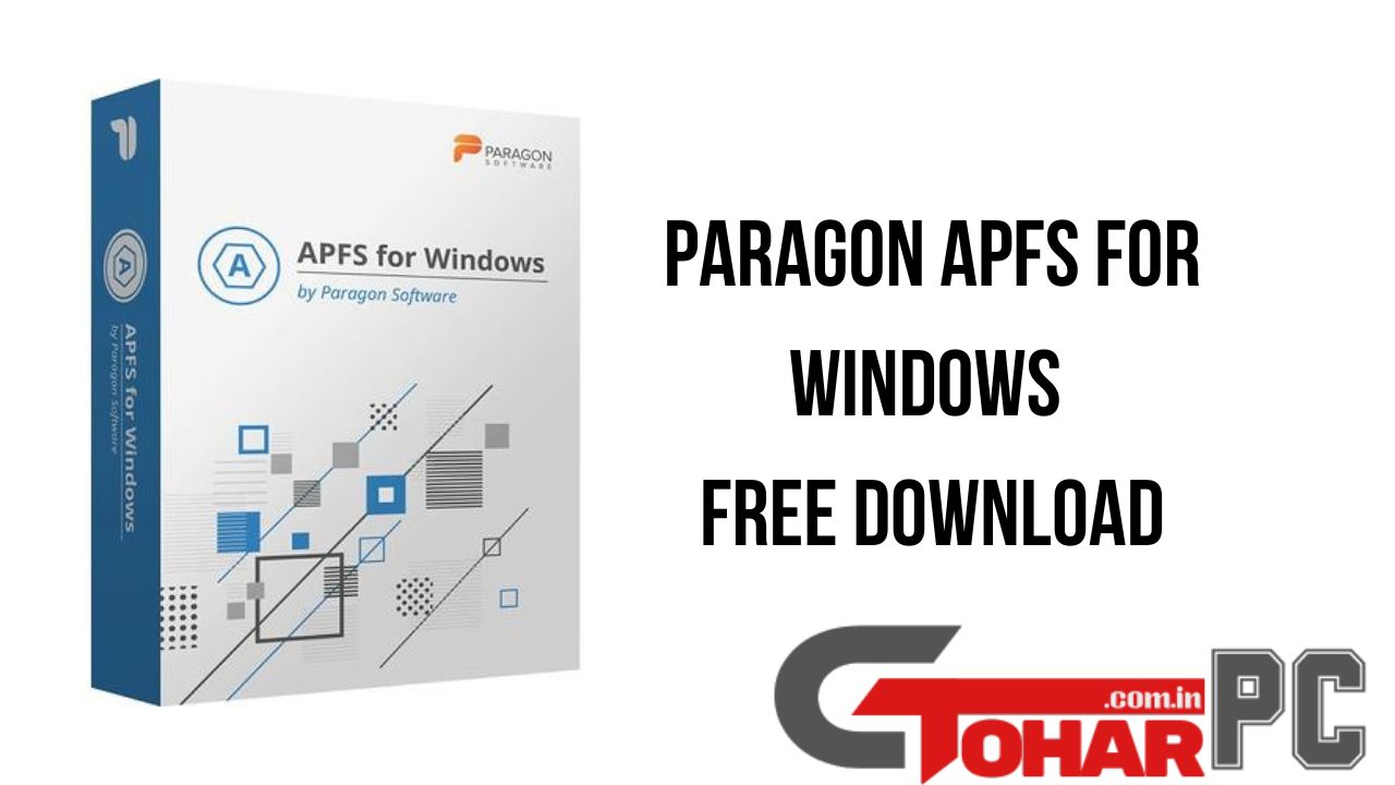 Paragon APFS for Windows