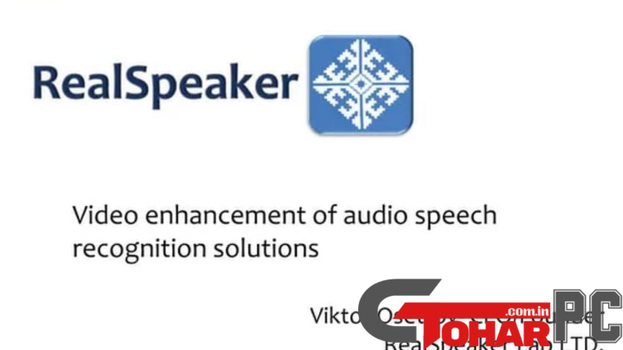 RealSpeaker Full Version Torrent Download