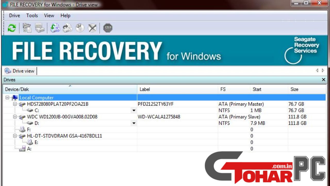 Seagate File Recovery