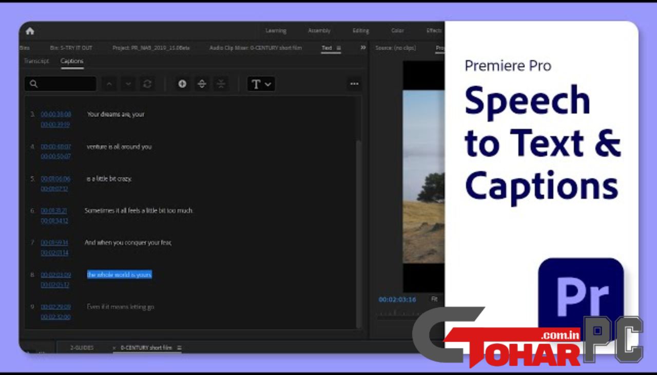 Adobe Speech to Text for Premiere Pro 2022 (9.4.1.5)