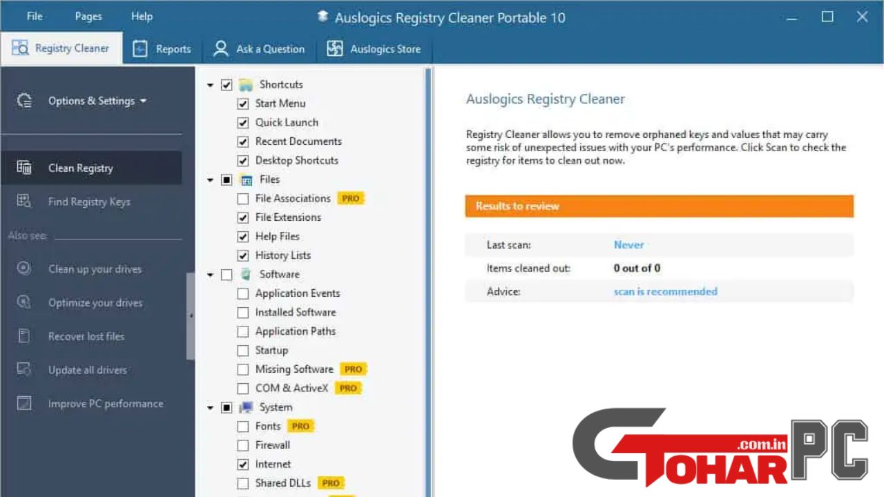 Auslogics Registry Cleaner Pro Full Version Torrent Download