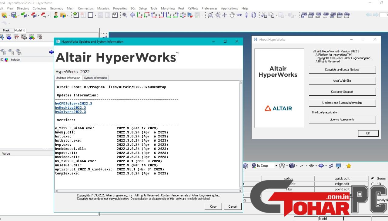 Altair HWDesktop + Solvers