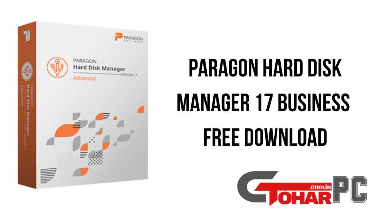 Paragon Hard Disk Manager