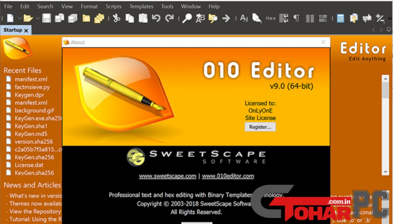 SweetScape 010 Editor