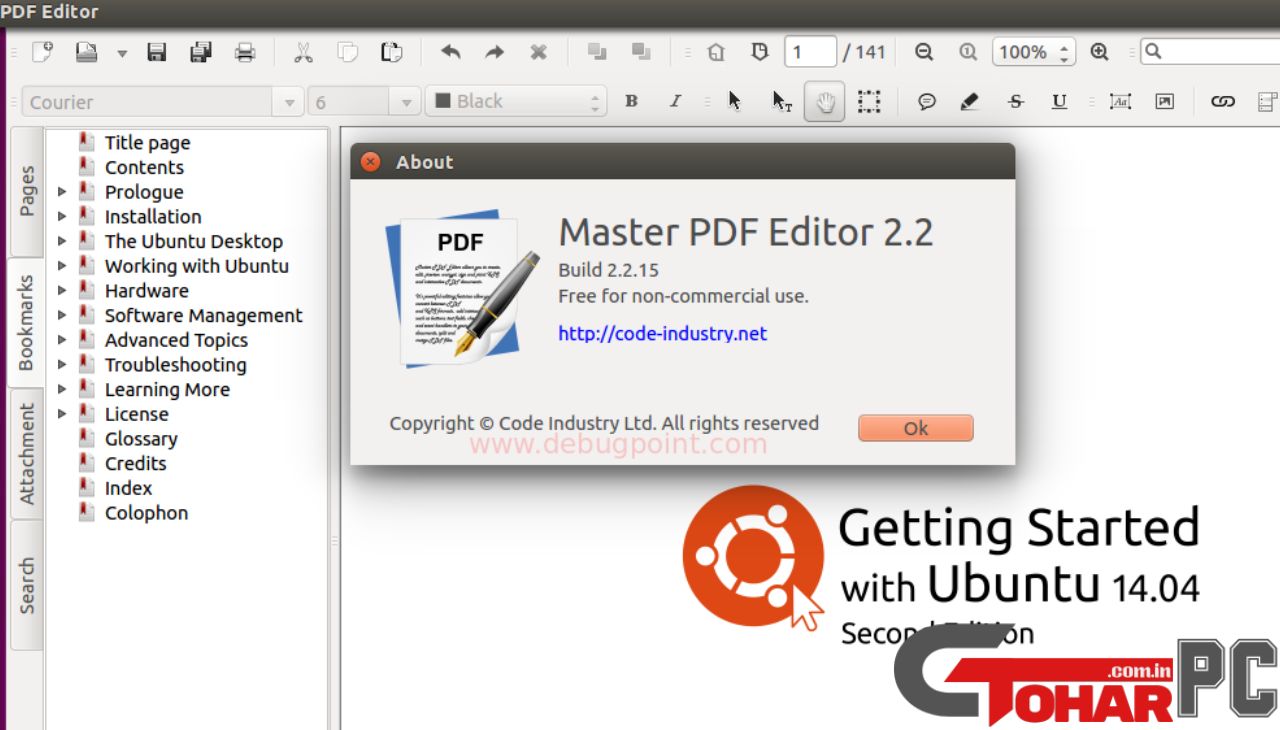 Master PDF Editor for Linux